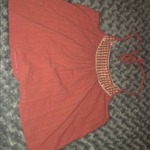 Burnt orange halter